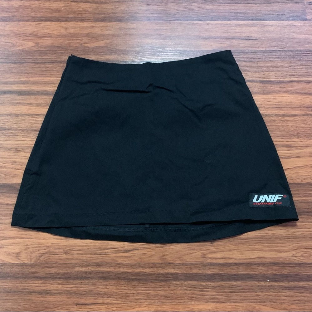unif black o-ren skirt